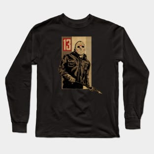 Vintage Horror Film Long Sleeve T-Shirt